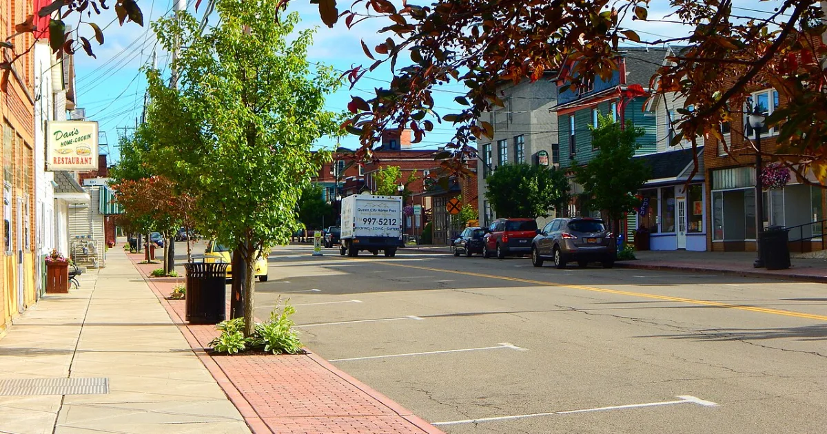 Downtown Angola, NY, NY