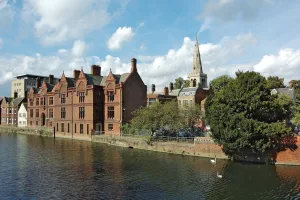 county town of Bedfordshire, England