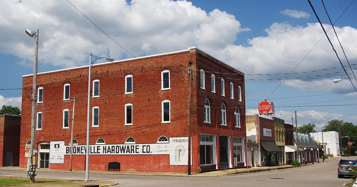 Downtown Booneville, MS, MS