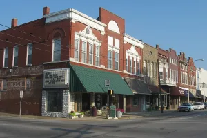 county seat in Warrick County, Indiana, USA