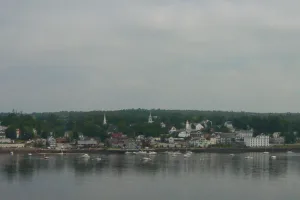human settlement in Hancock County, Maine, United States of America