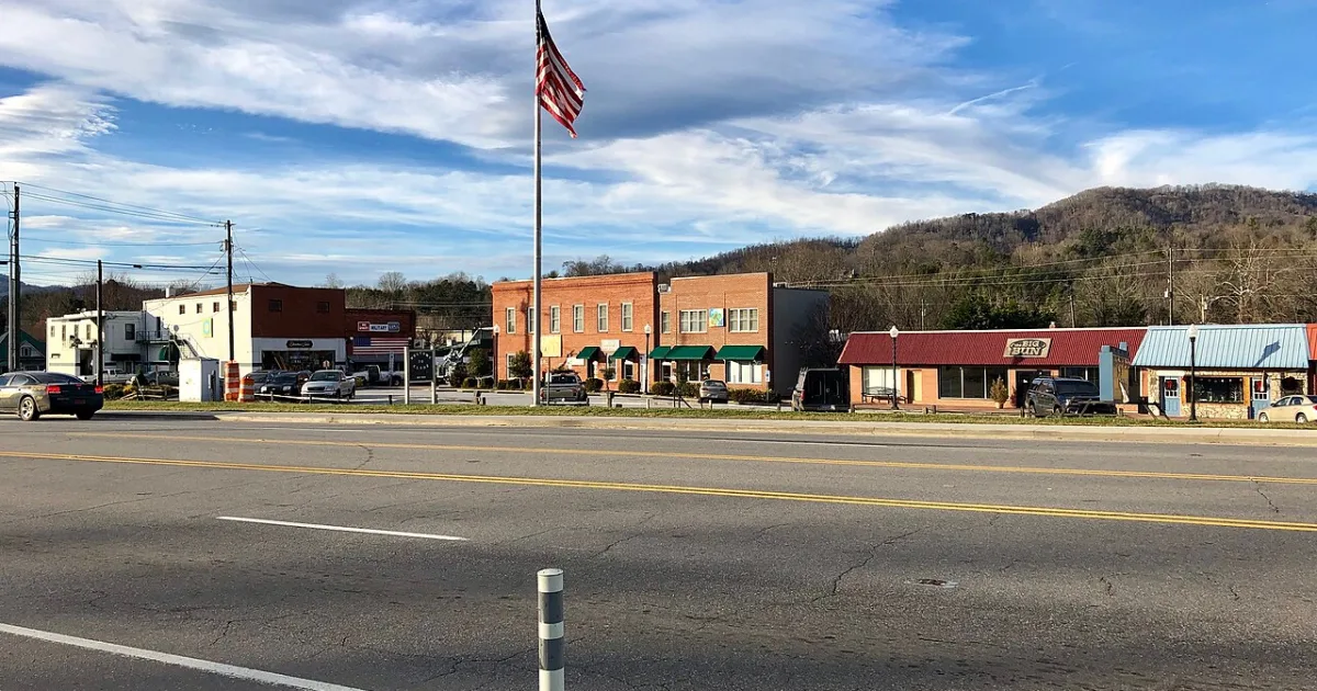 town in Haywood County, North Carolina, United States of America