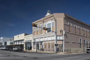 city in and county sear of Comanche County, Texas, United States