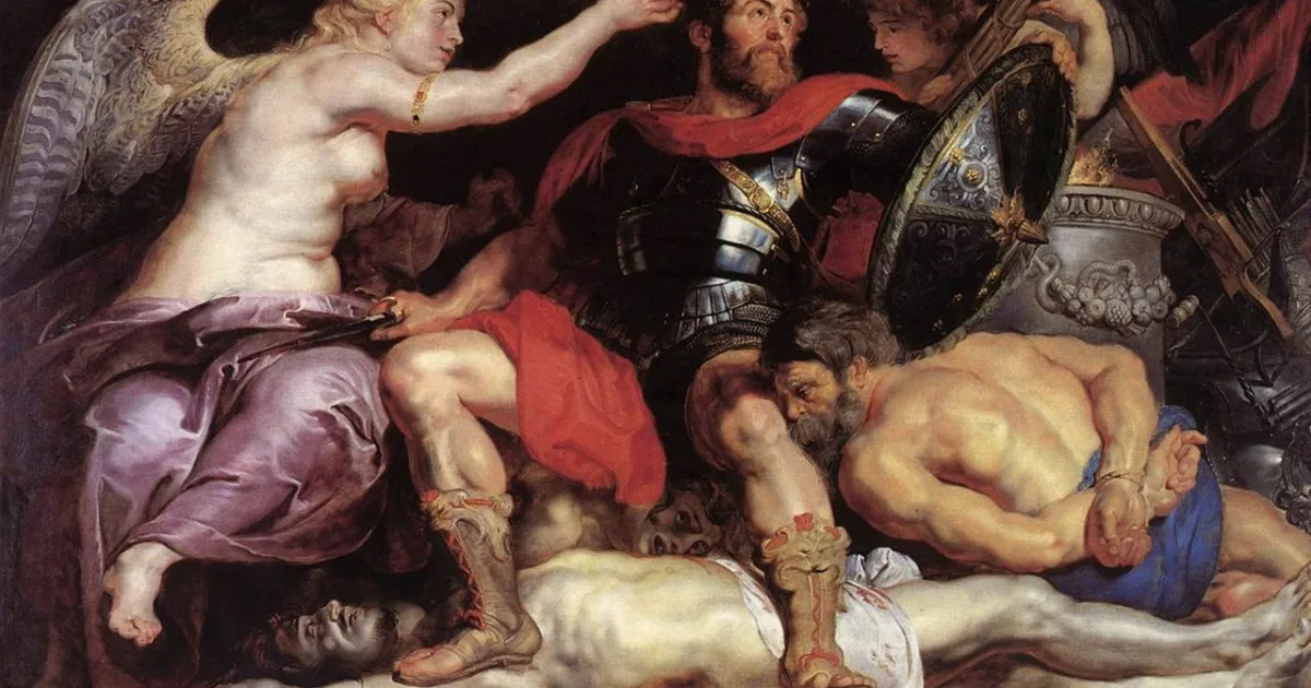 military subjugation of an enemy by force of arms