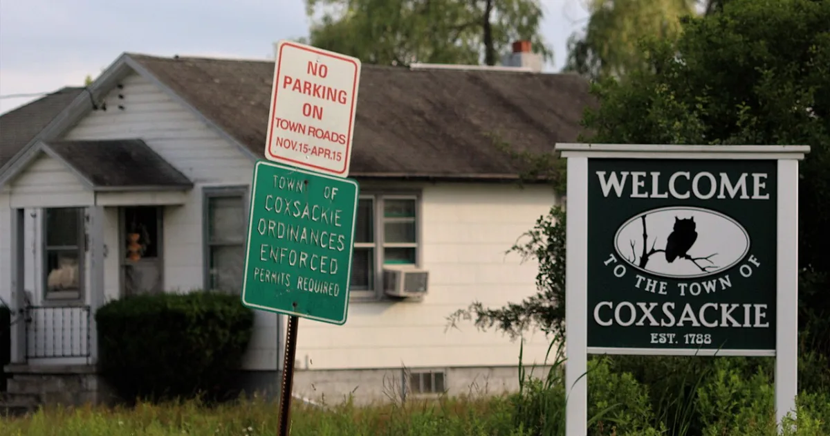 town in New York, USA