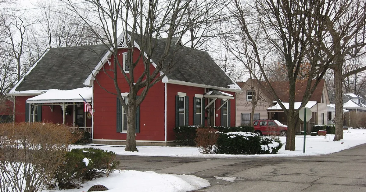 town in Hancock and Marion Counties, Indiana, United States