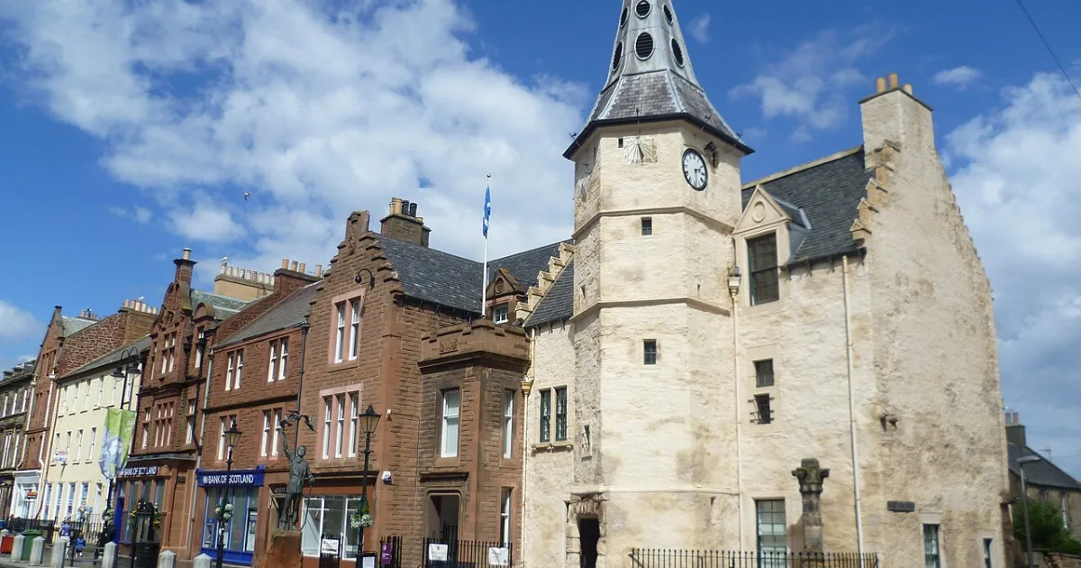 town in East Lothian, Scotland, UK