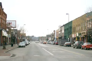 city in Eau Claire and Chippewa counties in Wisconsin, United States, that is the county seat of Eau Claire County