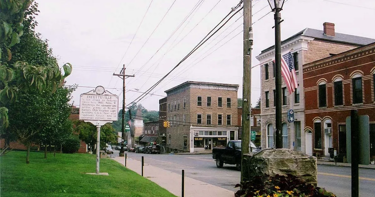 town in and the county seat of Fayette County, West Virginia
