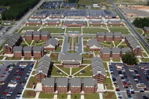 United States Army installation; census designated place in North Carolina