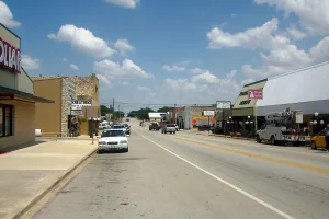 city in and county seat of Mills County, Texas, United States