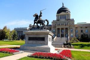 state capital of Montana, United States and seat of Lewis and Clark County