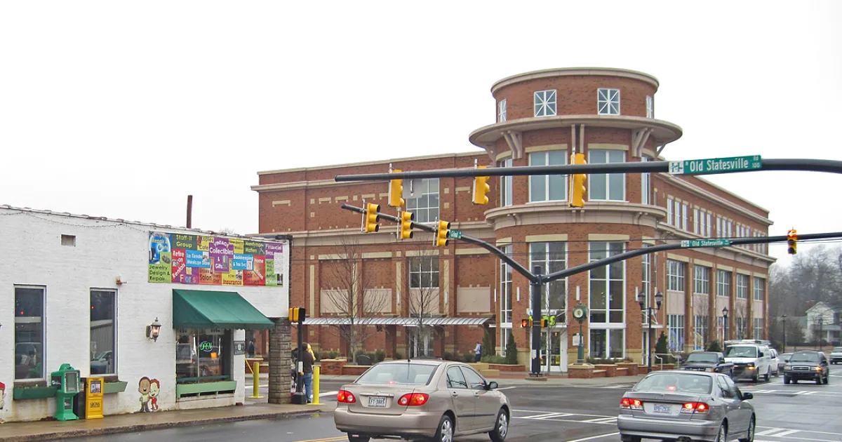 town in Mecklenburg County, North Carolina, United States of America