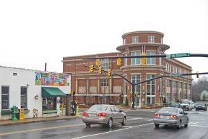 town in Mecklenburg County, North Carolina, United States of America