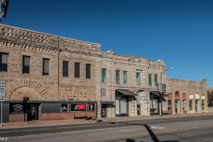 city in and county sear of Jacks County, Texas, United States