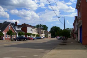 village in Ohio, USA