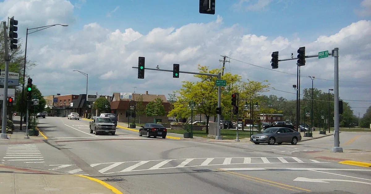 village in Illinois, USA