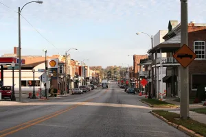 human settlement in Noble County, Indiana, United States of America