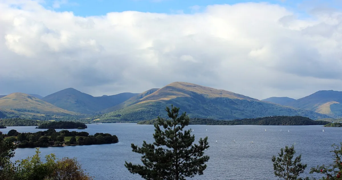 freshwater lake in Scotland, UK