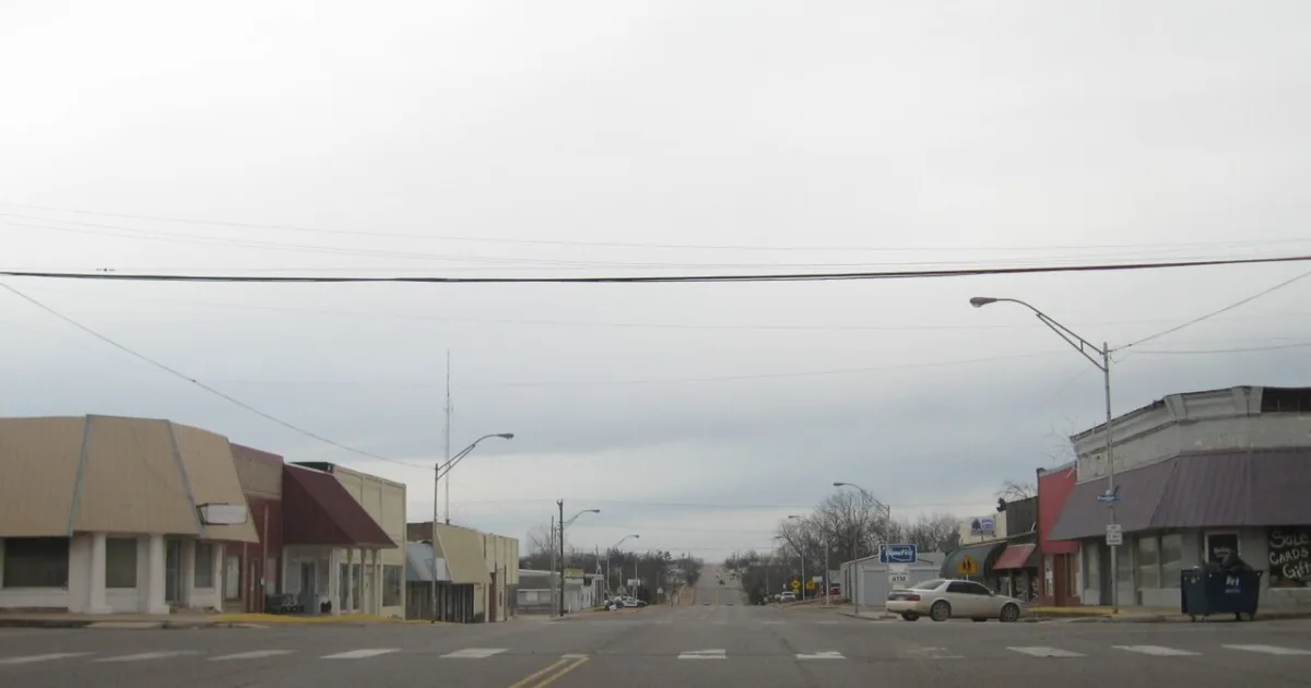 town in Lincoln County, Oklahoma, United States