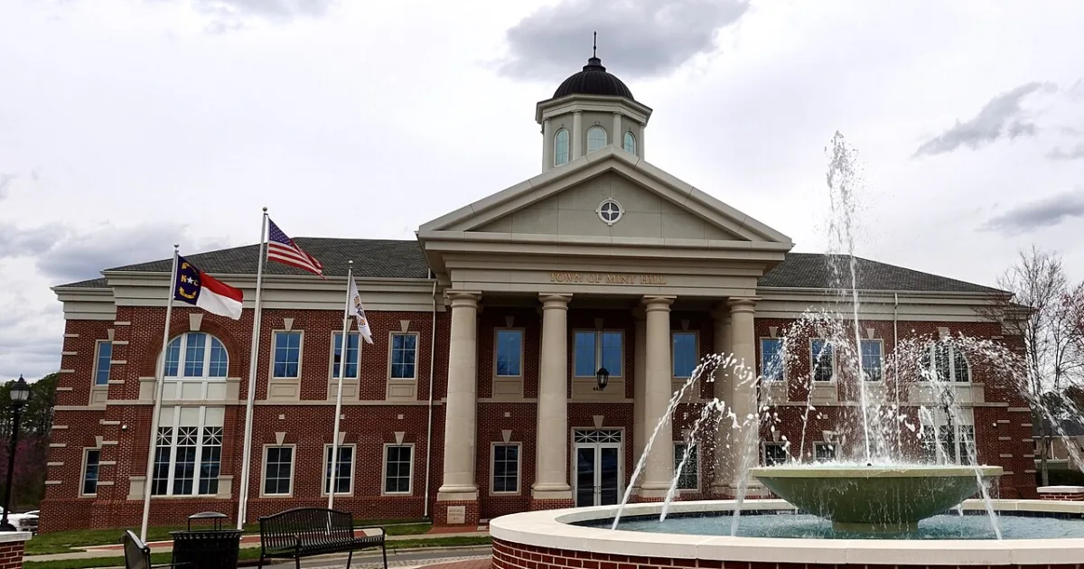 town in Mecklenburg and Union counties, North Carolina, United States