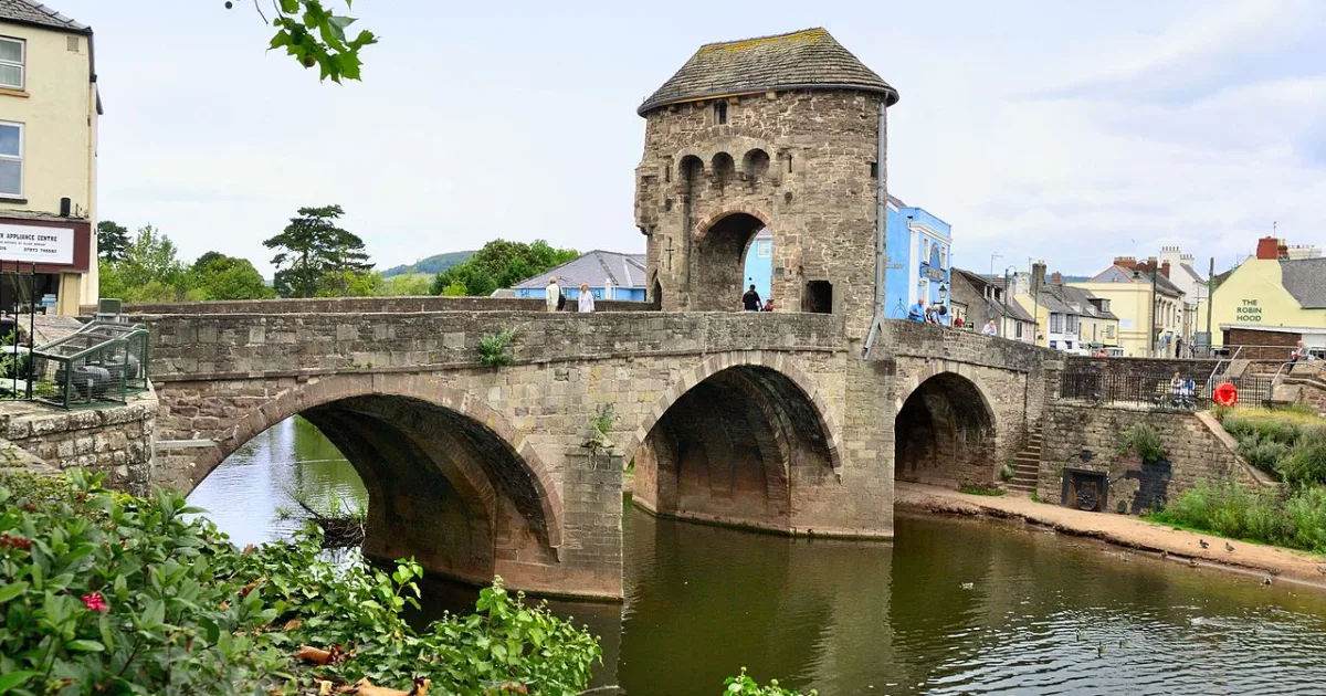 town in Monmouthshire, Wales, UK