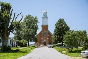 town in Barr Township, Daviess County, Indiana, United States