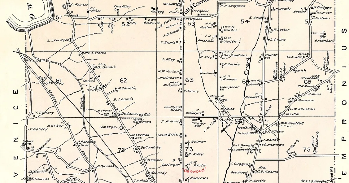 town in Cayuga County, New York