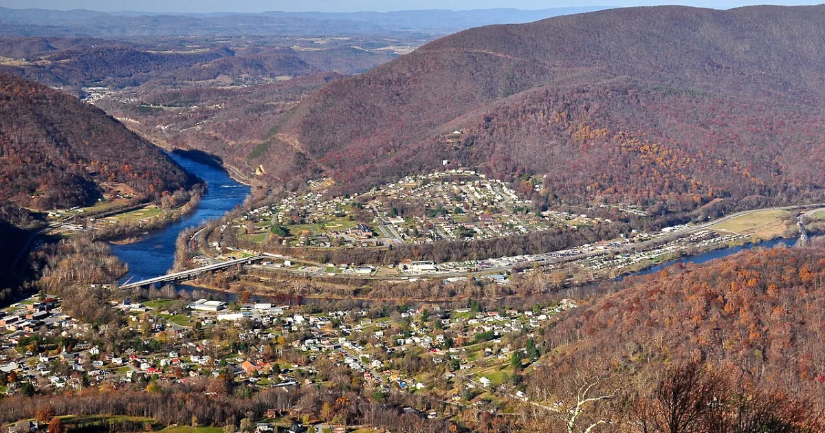 town in Giles County, Virginia, United States