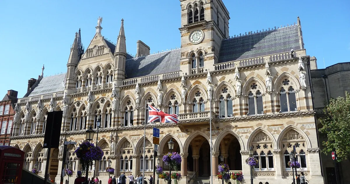 town and civil parish in Northamptonshire, England, UK