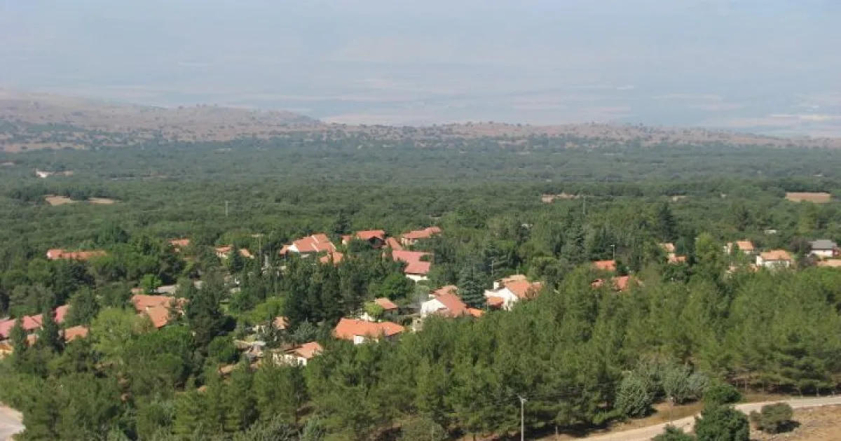 Israeli settlement in the occupied Golan Heights