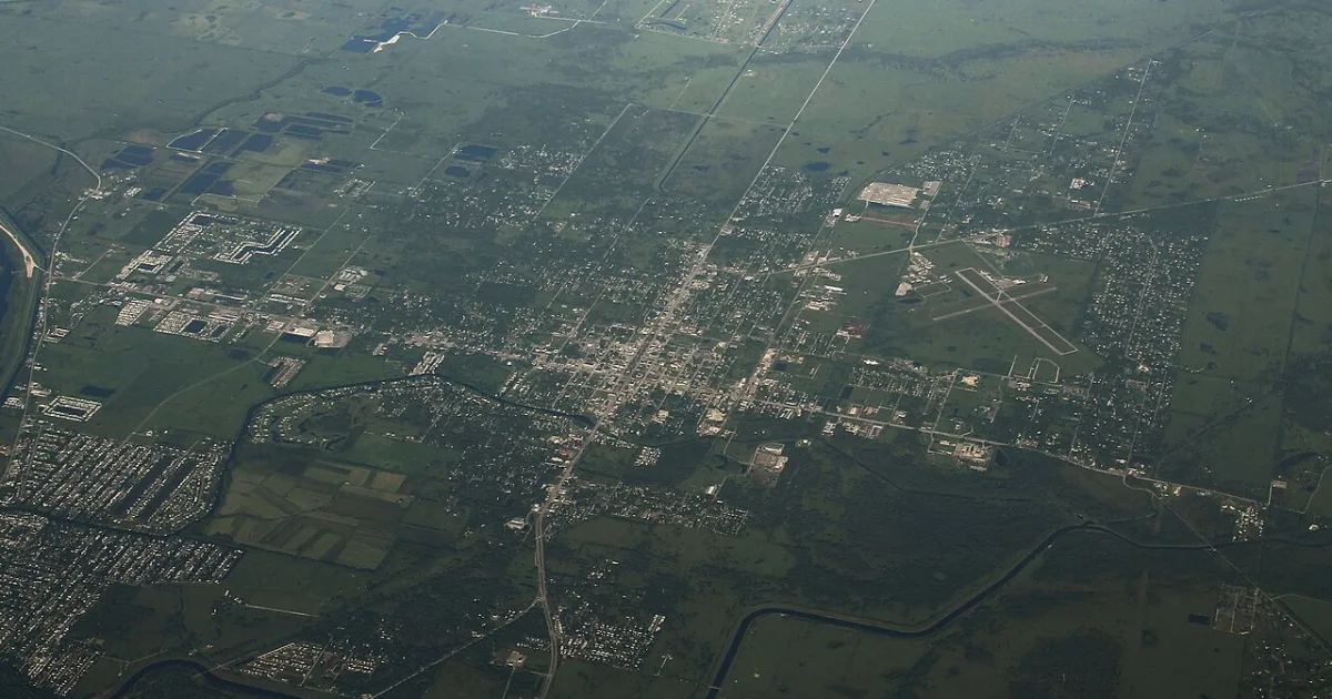 seat of Okeechobee County in Florida, USA