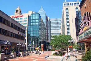 seat of Olmsted County, Minnesota, United States of America