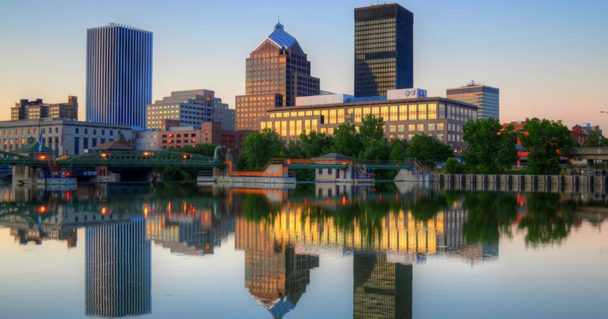 county seat of Monroe County, New York, United States