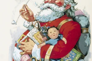 legendary figure said to deliver gifts to people on Christmas Eve
