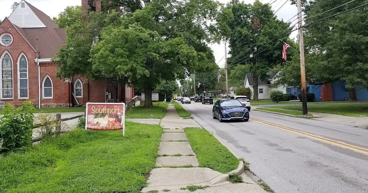 town in Marion County, Indiana, United States