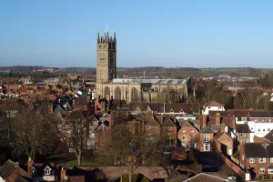 county town of Warwickshire, England