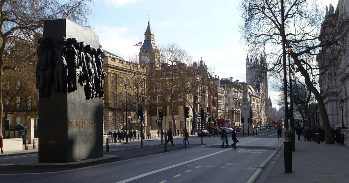 road in the City of Westminster, in central London