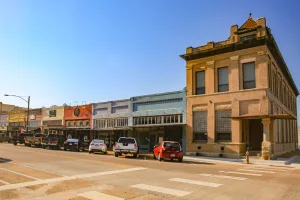 town in Grayson and Finnin counties in Texas, United States